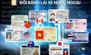 ĐỔI BẰNG LÁI XE NƯỚC NGOÀI SANG VIỆT NAM